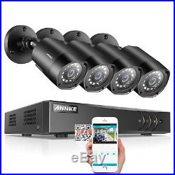 ANNKE 5in1 1080P Lite 8CH DVR 1TB 2000TVL 2MP CCTV Security Camera System APP