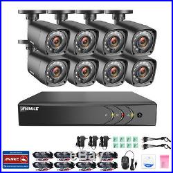 ANNKE 8CH 1080N DVR Outdoor Video Night Vision Home CCTV Security Camera System
