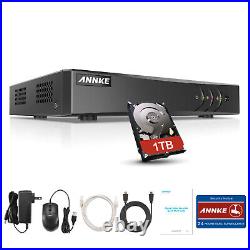 ANNKE 8CH 16CH H. 265+ 5MP Lite DVR Recorder for CCTV Home Security Camera System