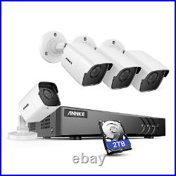 ANNKE 8CH 5MP 5in1 DVR Security Camera CCTV System Outdoor Night Vision 2TB