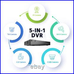 ANNKE 8CH 5MP Lite DVR 1080P Video Home Security Camera System Email Alert 1TB
