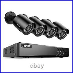 ANNKE 8CH 5MP Lite DVR Outdoor CCTV 1080P HD Security Camera System Night Vision