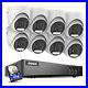 ANNKE 8CH DVR 5MP Audio Security Camera System Human Detection Color Night IP67