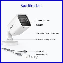 ANNKE 8MP/5MP/1080P IR Night Vision Home Outdoor Security Camera for CCTV System