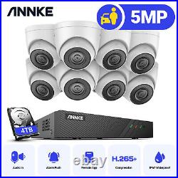 ANNKE H. 265+ 5MP Audio POE Security IP Camera System 6MP 8CH NVR CCTV Outdoor AI