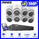 ANNKE H. 265+ 5MP Audio POE Security IP Camera System 6MP 8CH NVR CCTV Outdoor AI