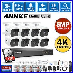 ANNKE H. 265+ 5in1 Ultra HD 4K 8MP 8CH DVR 5MP CCTV Security Camera System Onvif