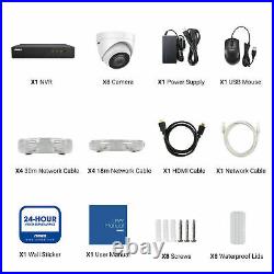 ANNKE HD 6MP 8CH NVR 5MP Audio POE CCTV IP Security Camera System H. 265+ Outdoor