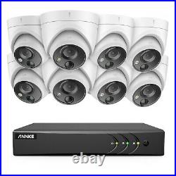 ANNKE Home Security Camera System Wired CCTV 5MP 8CH 16CH DVR PIR EXIR LED Night