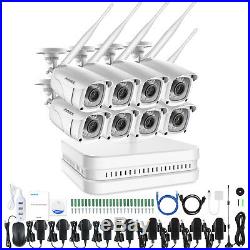 ANNKE Wireless 8CH 1080P NVR 8x 2MP WIFI IR CCTV IP Security Camera System 1TB