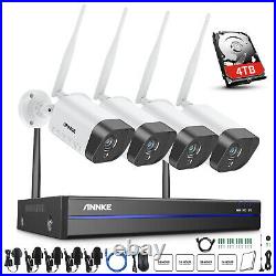 ANNKE Wireless WLAN 5MP 8CH NVR 1080P CCTV IP Camera Audio Security System IP67