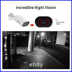 ANRAN 1080P Security Camera System Outdoor CCTV Set AHD 12 Monitor Night Vision