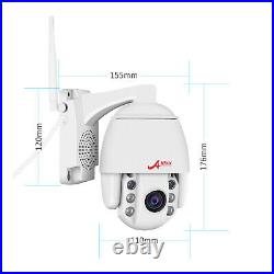ANRAN 1080P WIFI Home Security Camera System 2Way Audio Talk Pan/Tilt CCTV Dome