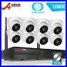 ANRAN 1080P Wireless Camera Security System CCTV Home 8CH NVR WIFI Outdoor Home
