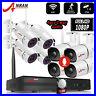 ANRAN 2 Way Audio Security Camera System Wireless Outdoor 1080P CCTV 8CH NVR 1TB