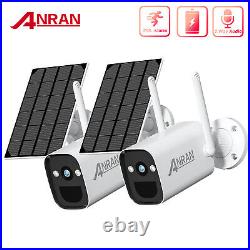 ANRAN 2K Solar Camera CCTV Wireless Security System WiFi Outdoor IR Night Vision