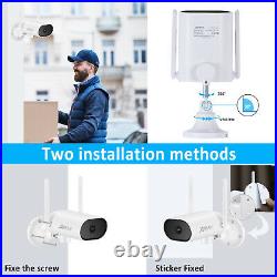 ANRAN 3MP Wireless Security System CCTV Outdoor Camera 12 Monitor 8CH NVR 1TB