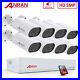 ANRAN 4/8CH Cat6 POE Security Camera System IP CCTV Outdoor 5MP NVR Recorder 2TB