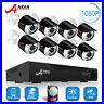 ANRAN 4CH 6CH 8CH CCTV Security Camera System 2TB HDD Outdoor DVR Home Security