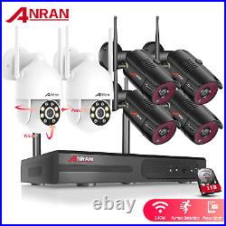 ANRAN 5MP FHD Outdoor Wireless Security Camera 8CH NVR CCTV System Night Vision