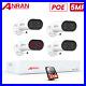 ANRAN 5MP Outdoor PoE Wired CCTV Security Camera System 8CH NVR Kit 1TB IR Night