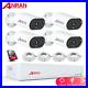 ANRAN 5MP PoE Wired Security Camera 4CH CCTV System Night Vision Outdoor 1TB HDD