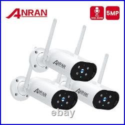 ANRAN 5MP Wireless IP Security Camera WIFI CCTV Camera Outdoor Home 2 Way Audio