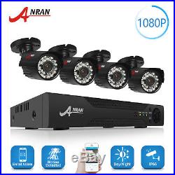 ANRAN 8CH 1080N AHD DVR Security System Outdoor Night Vision 4x1080P CCTV Camera