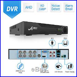 ANRAN 8CH 1080P CCTV Camera Security System AHD 1080N Surveillance IP66 DVR Kits
