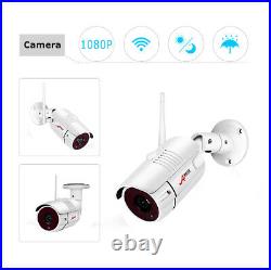 ANRAN 8CH 1080P Security Camera System Wireless HD CCTV Set Outdoor WIFI Camera