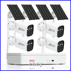 ANRAN 8CH 3MP Solar/Battery Wireless Security Camera CCTV System 1TB 2Way Audio