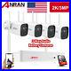ANRAN Battery Wifi CCTV Security Camera System Home 8CH NVR With 1TB Outdoor Kit