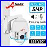 ANRAN Home Security Camera System 5MP Pan/Tilt Wireless 2Way Audio Outdoor WiFi