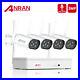ANRAN Home Security Camera System Wireless Audio Wifi CCTV 3MP 8CH NVR with 1TB
