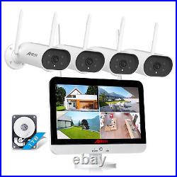 ANRAN Outdoor Wireless Security WiFi Camera System CCTV 5MP 8CH NVR With 1TB HDD