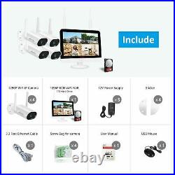 ANRAN Outdoor Wireless Security WiFi Camera System CCTV Full 3MP HD NVR With 1TB