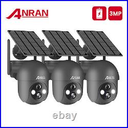 ANRAN Security Camera Solar Battery PTZ Wireless Wifi CCTV Outdoor Powered Audio