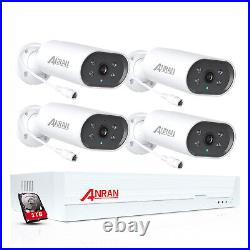 ANRAN Security Camera System Outdoor Wired IP CCTV Home 8CH NVR 1TB Night Vision