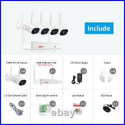 ANRAN Security Camera System Outdoor Wireless 1080P HD CCTV 8CH 5MP NVR IP Audio