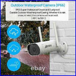 ANRAN Security Camera System Outdoor Wireless 1080P HD CCTV 8CH 5MP NVR IP Audio