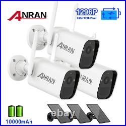 ANRAN Solar Battery Security Camera System Wireless WireFree Outdoor 2Way Audio