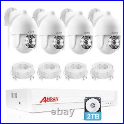 ANRAN Wired POE Security Camera System 5MP CCTV Outdoor Camera Audio 8CH NVR 2TB