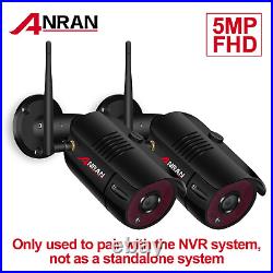 ANRAN Wireless CCTV Security Camera System Outdoor Home WIFI 5MP 8CH NVR 1TB HDD