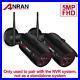 ANRAN Wireless CCTV Security Camera System Outdoor Home WIFI 5MP 8CH NVR 1TB HDD