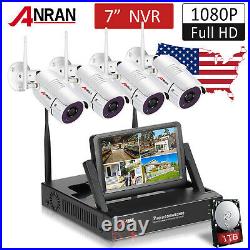 ANRAN Wireless Outdoor Home Security Camera System IR Night Vision CCTV Video HD