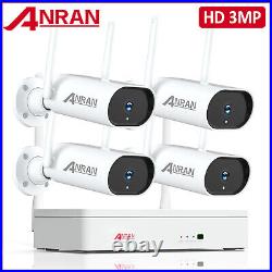 ANRAN Wireless WIFI Security Camera System Set HD 3MP Home CCTV 8CH NVR 1TB/2TB
