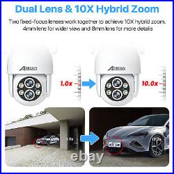 ANRAN Wireless WiFi Security Camera 13 Monitor System CCTV 3MP 10x Zoom IP66