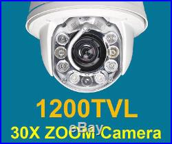 Anbvision CCTV 1200TVL SONY CMOS 30x Zoom PTZ DOME Security Auto Tracking Camera