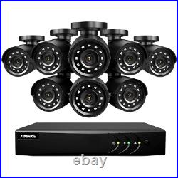 Annke 1080P CCTV 8x Cameras Security System 5MP H. 265 DVR Video Recorder 1TB Kit