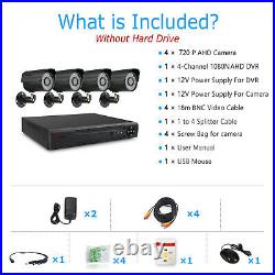 Anspo 4 PACK 720P 4in1 HD Camera Outdoor CCTV Home Security Surveillance System